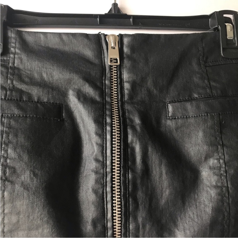 All Saints | Black Perette Biker Mini Skirt, 10 - Picture 6 of 8